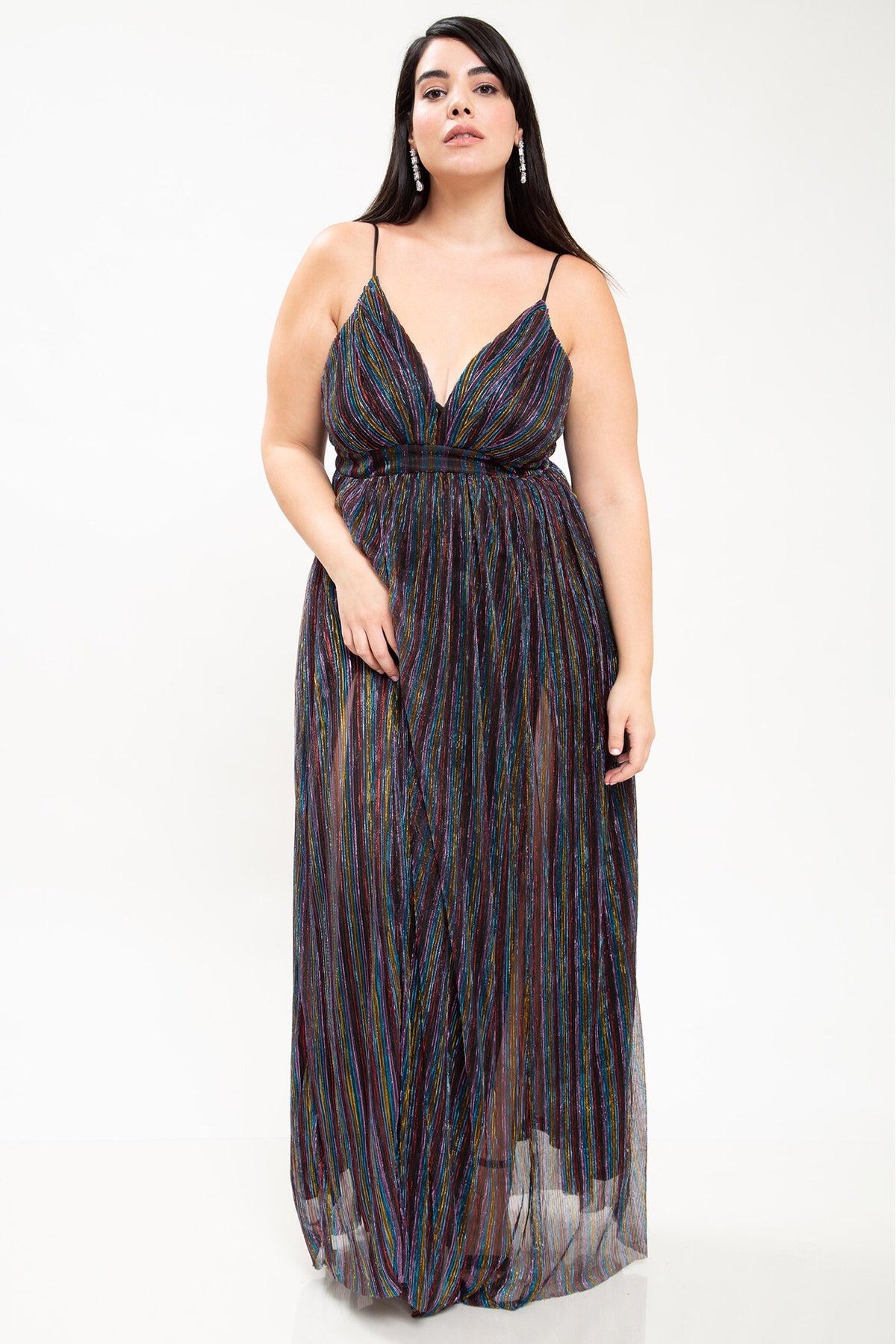 Curvy Sequins Maxi Dress - Comrade Shop
