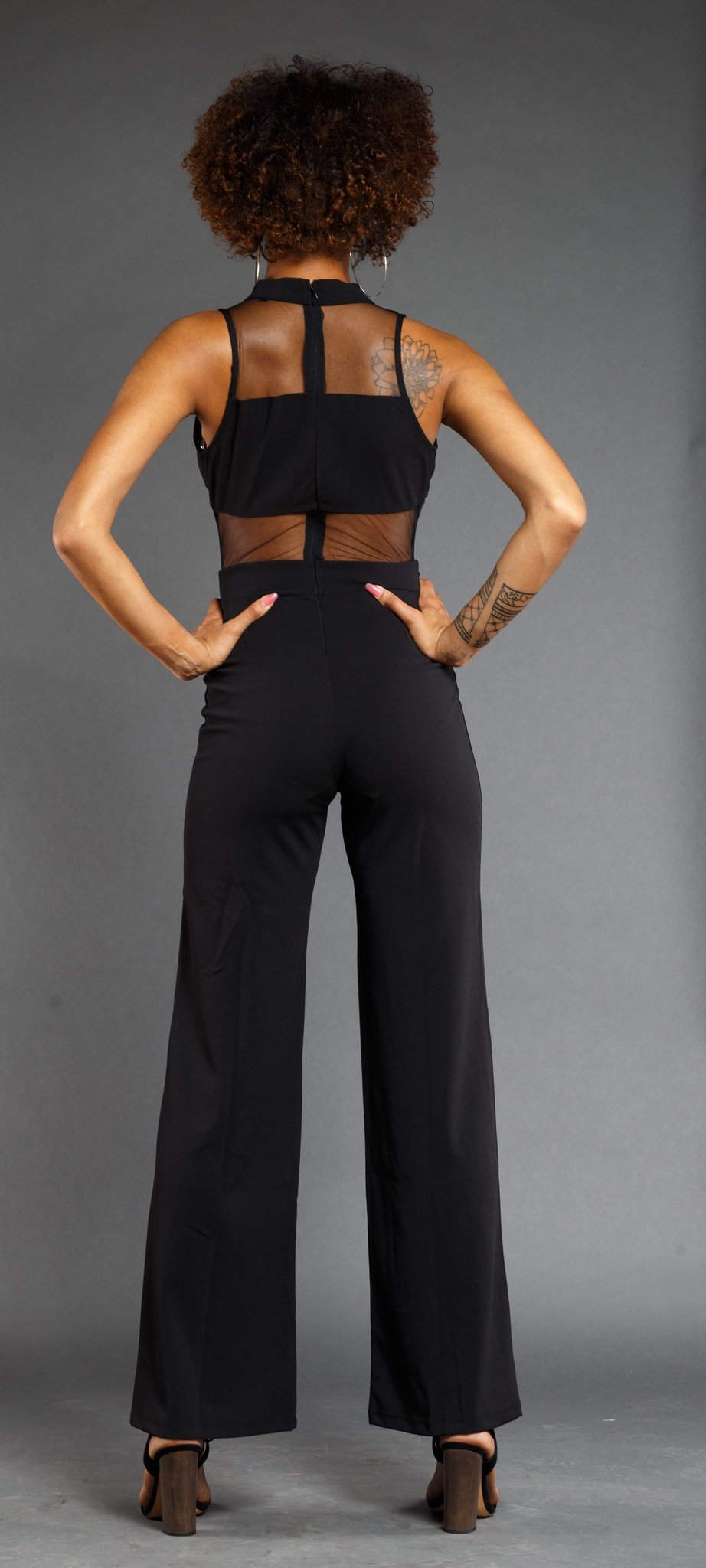 Valentine Sheer Jumpsuit
