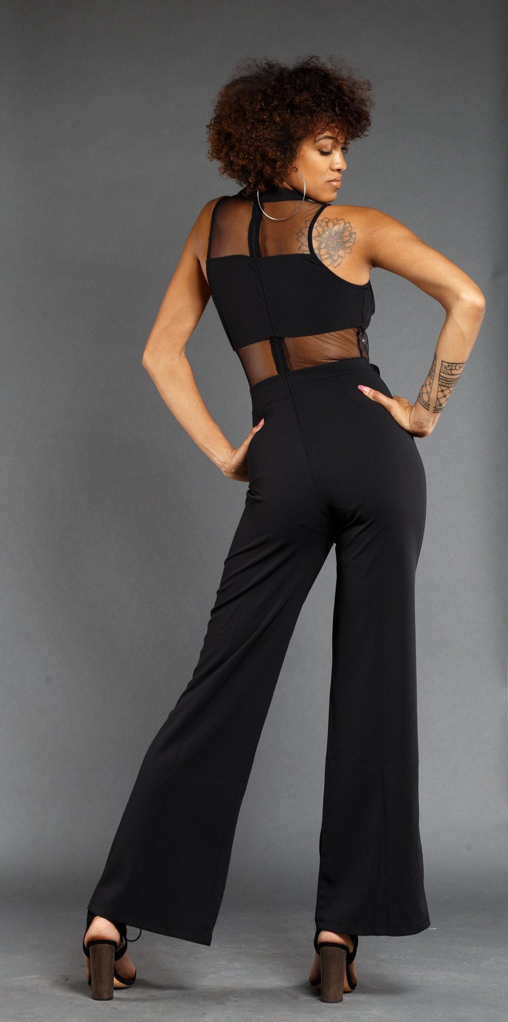 Valentine Sheer Jumpsuit